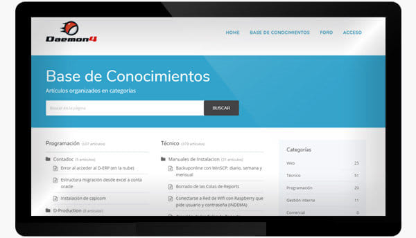 Base de conocimientos profesional