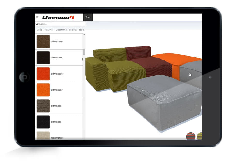 simulador-tapizados Simulador de estofamento